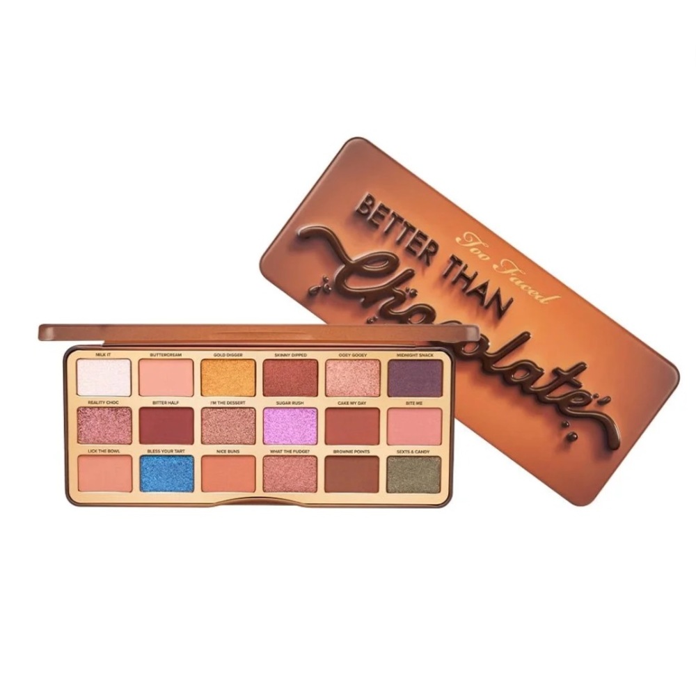 TOO FACED Better Than Chocolate Cocoa-Infused Eye Shadow Palette NIB